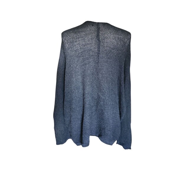 Brandy Melville Open Front Cardigan Sweater OS Black Grunge Slouchy Caroline - Picture 4 of 10